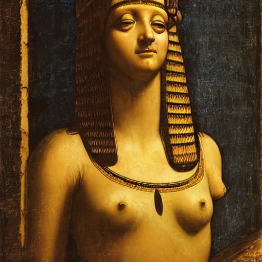 Image similar to cleopatra by leonardo da vinci