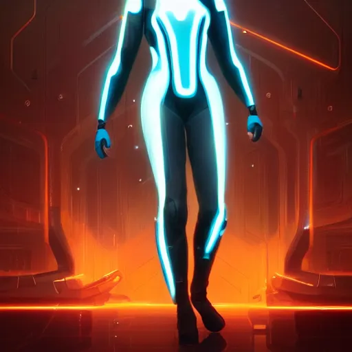 Image similar to ultra realistic illustration, tron legacy quorra anime, intricate, elegant, highly detailed, digital painting, artstation, concept art, smooth, sharp focus, illustration, art by artgerm and greg rutkowski and alphonse mucha and wlop