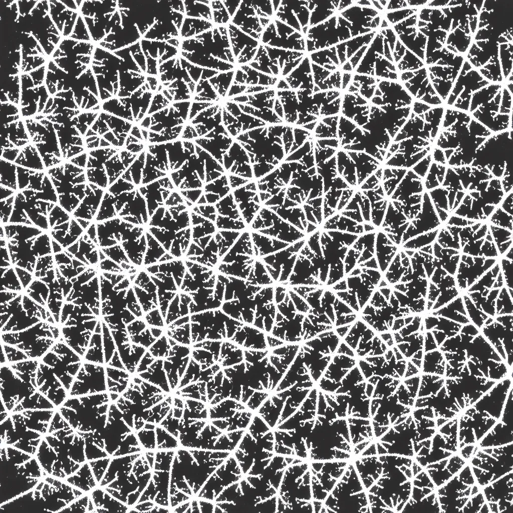 Prompt: photograph of dendrites. ilford hp5 film.