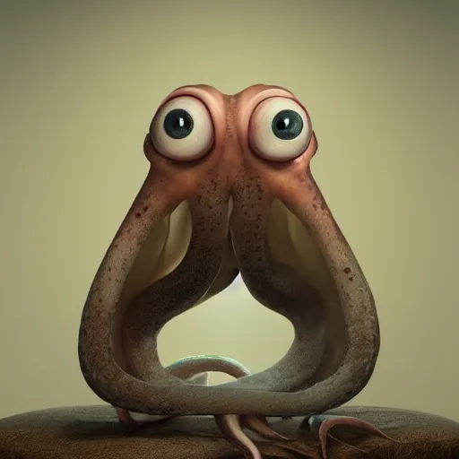 Image similar to hyperrealistic dslr film still of anthropomorphic hillbilly squid, early cuyler, stunning 8 k octane comprehensive 3 d render, inspired by istvan sandorfi & greg rutkowski & unreal engine, perfect symmetry, dim volumetric cinematic lighting, extremely hyper - detailed, extremely lifelike attributes & lifelike texture, intricate, masterpiece, artstation, stunning