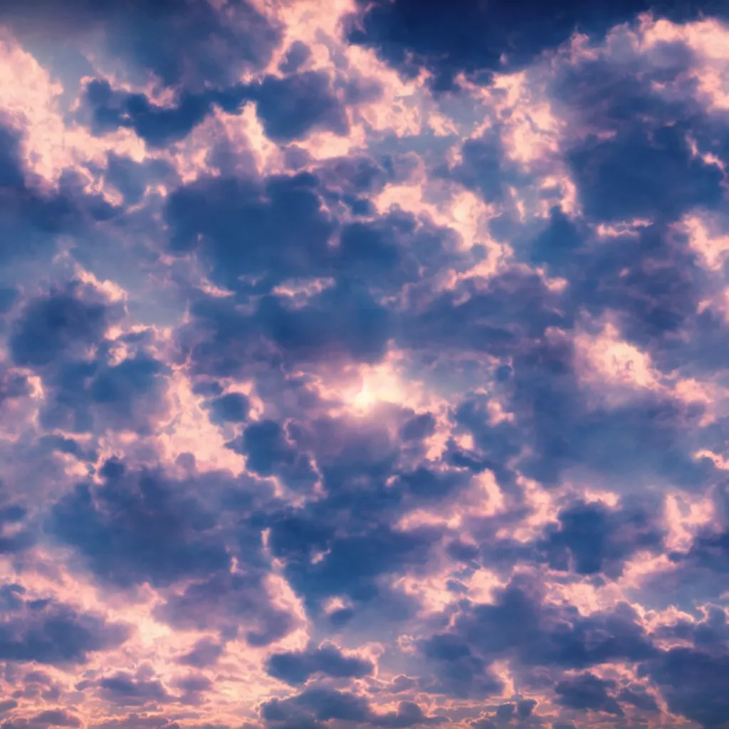 Image similar to Beautiful fantasy sky, octane render