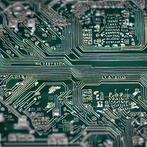 Image similar to circuit board, octane render, detailed