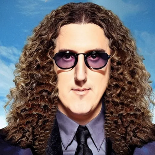 Image similar to weird al in the avengers