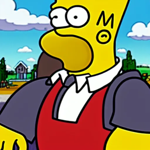 Image similar to homer simpson in undertale