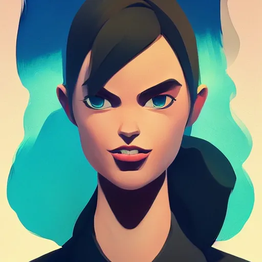 Image similar to face icon stylized minimalist rockoa €™ s modern life, loftis, cory behance hd by jesper ejsing, by rhads, makoto shinkai and lois van baarle, ilya kuvshinov, rossdraws global illumination