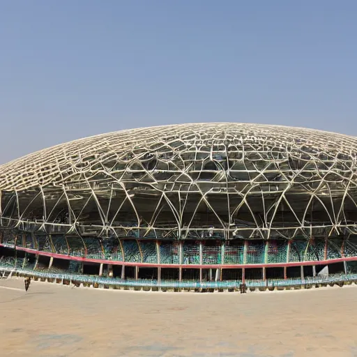 Prompt: Baghdad national stadium,