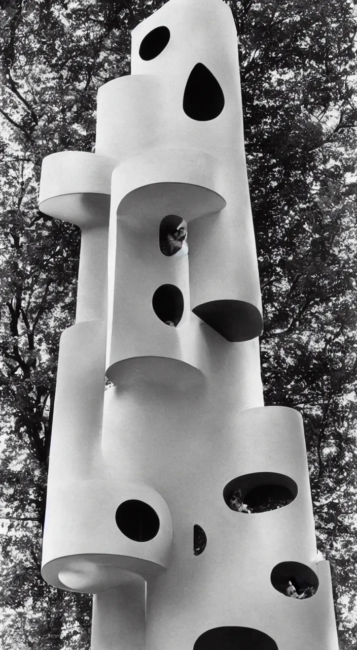 Image similar to a cat tower designed by isamu Noguchi, 90’s photography,