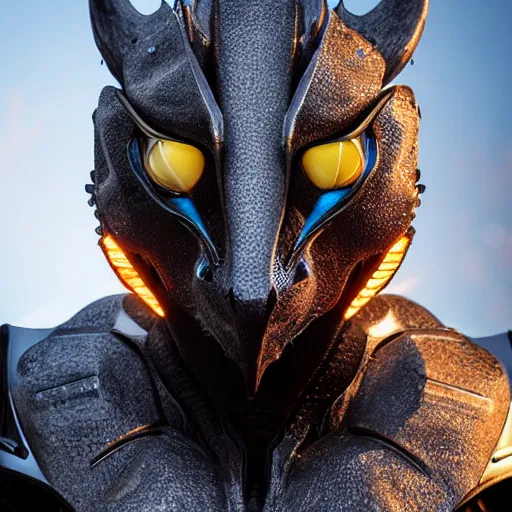 Prompt: epic close up bust shot, realistic detailed stunning beautiful anthropomorphic robot female dragon, doing an elegant pose with hand on hip, looking to the side, sleek streamlined armor and design, sharp claws, sleek well designed head with LED eyes, standing on two legs, wearing a hooded cloak that blows in the wind from behind her, on the beach during sunset, high quality, cinematic art, sunset lighting, artstation, deviantart, furaffinity
