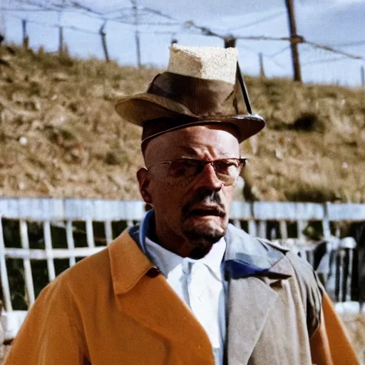 Image similar to walter white as gus fring in breaking bad,