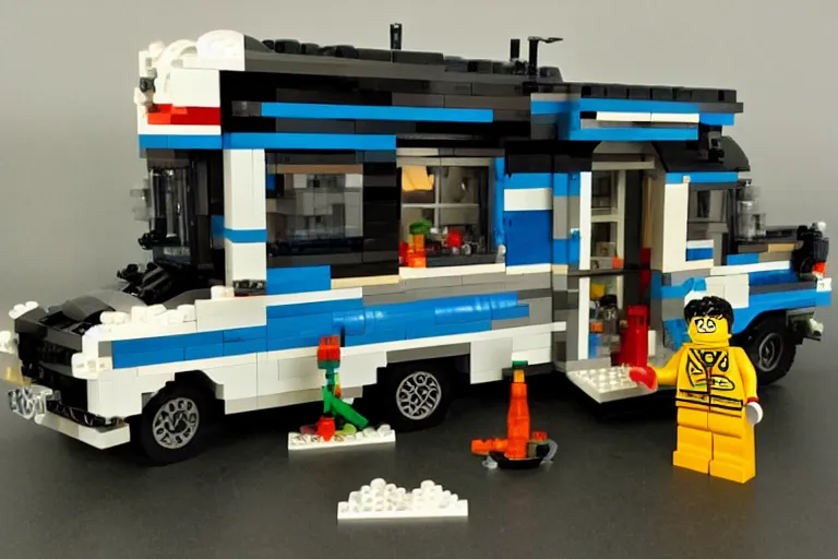 Image similar to rv meth lab 1 9 8 5 lego set