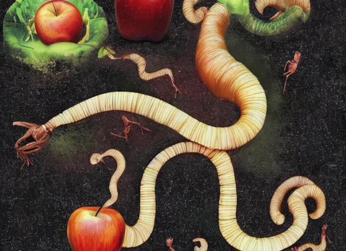 Image similar to a worm, the apple and the worm ( 2 0 0 9 )