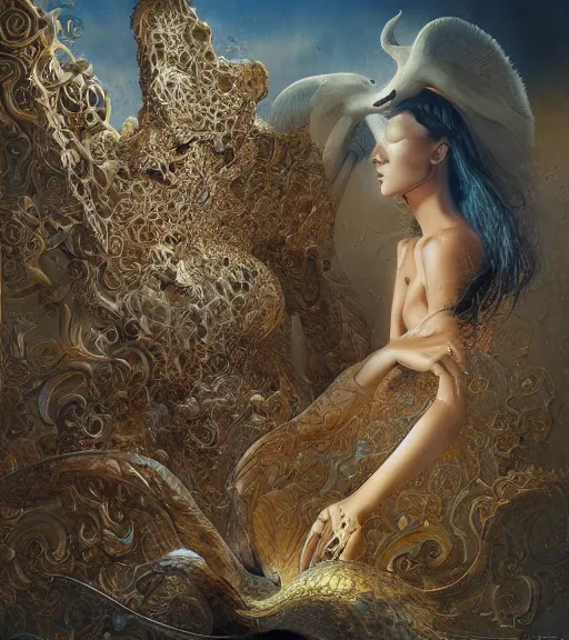 Prompt: karol bak nikolina petolas michael parkes michal karcz marc simonetti lisa keene