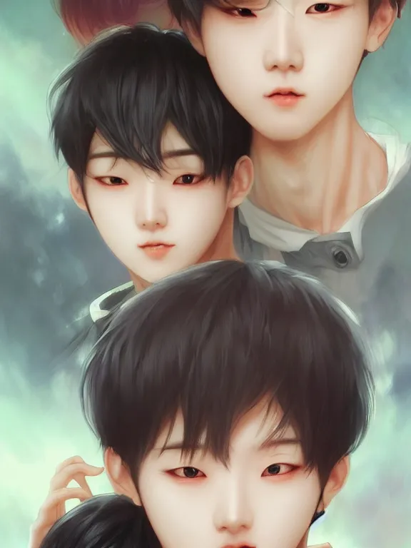 Image similar to Full shot of Kpop boy idol with an eyeball instead of head performing on stage. Orb Head. Sphere Head. Eyeball Head. BTS. Eye exam. Friendly horror. Realistic. Wonho. y Ruan Jia and Artgerm and Range Murata and WLOP and Ross Tran and William-Adolphe Bouguereau. Key Art. Fantasy Illustration. award winning, Artstation, intricate details, realistic, Hyperdetailed, 8k resolution.