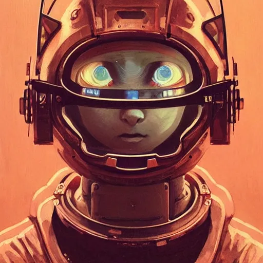 Image similar to Cat!!!!!!!!! Spacesuit, astronaut, Portrait by Greg Rutkowski, intricate details, futuristic, volumetric lights, streetwear, studio ghibli, Organic Painting , Matte Painting, geometric shapes, hard edges, trending on the artstation, fantasy LUT, realistic by Sachin Teng + Martin Grip + Moebius + Patrick Gleason, smooth, sharp focus, illustration, art by John Collier and Albert Aublet and Krenz Cushart and Artem Demura and Alphonse Mucha, techwear, Industrial Scifi, detailed illustration, character portrait,