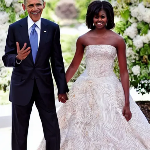 Image similar to Obama and LiL nas X married, photo