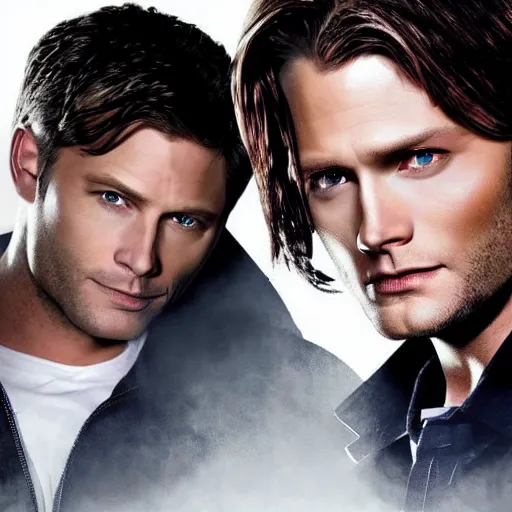 Image similar to supernatural sam and dean