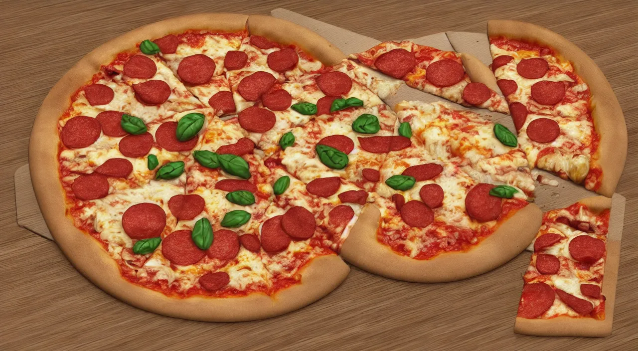 Image similar to a tasty pizza hawaii, ultra realistic, artstation