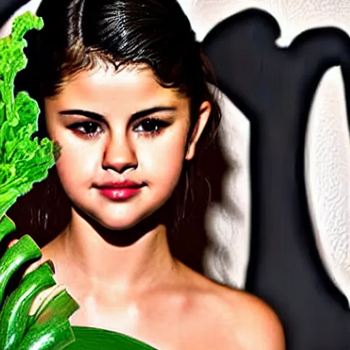 Image similar to selena gomez as celery