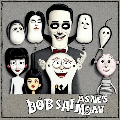 Image similar to “bob’s burgers, the Addams family”