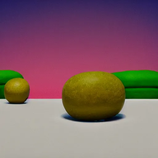 Image similar to elon musk as a melon, hyperrealistic, claymation, volumetric lighting, 3 5 mm film still, concept art