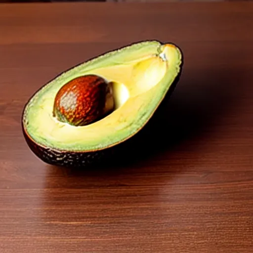 Image similar to a table in the form of avacado