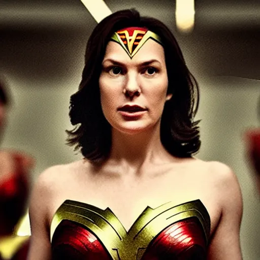 Image similar to Hans Zimmer as Wonder Women