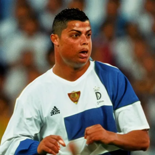 Image similar to ronaldo luis nazario de lima, close - up, # 9