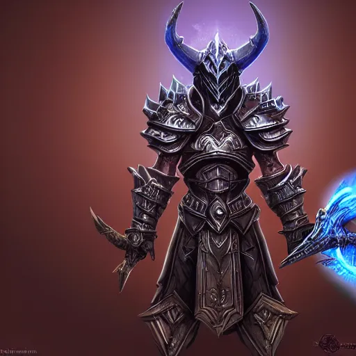 Image similar to armor, diablo, world of warcraft, elder scrolls online, digital art, 4 k, fantasy,