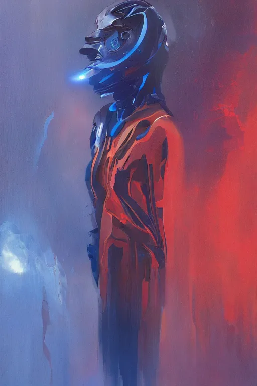 Image similar to 3 d, sci - fi, morning, raven bird, sun, cinematic, lightning clouds, vogue cover style, light red and deep blue mood, realistic painting, intricate oil painting, high detail, figurative art, multiple exposure, poster art, 3 d, stanley kubrick, by tooth wu and wlop and beeple and greg rutkowski