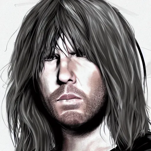 Image similar to portrait from jon moxley (WWE) , Artstation