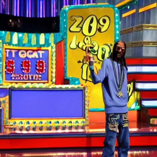 Image similar to snoop dogg on the price is right