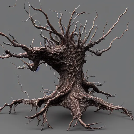 Image similar to army of neuron dendritic monster, t - pose, hyperrealistic, hyperdetailed, vray, 5 5 mm