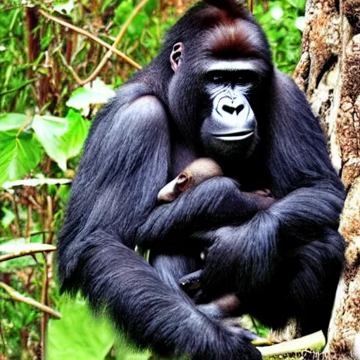 Image similar to gorilla orangutan hybrid