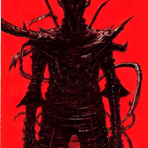 Prompt: Mr Rodgers looking sinister, by Tsutomu Nihei, highly detailed