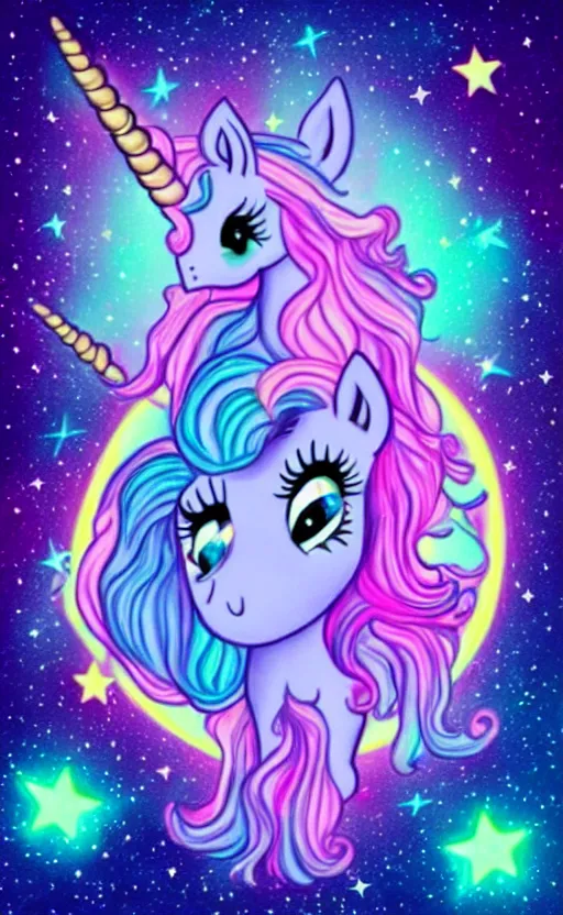 Image similar to 🦄🚀💕👽 star