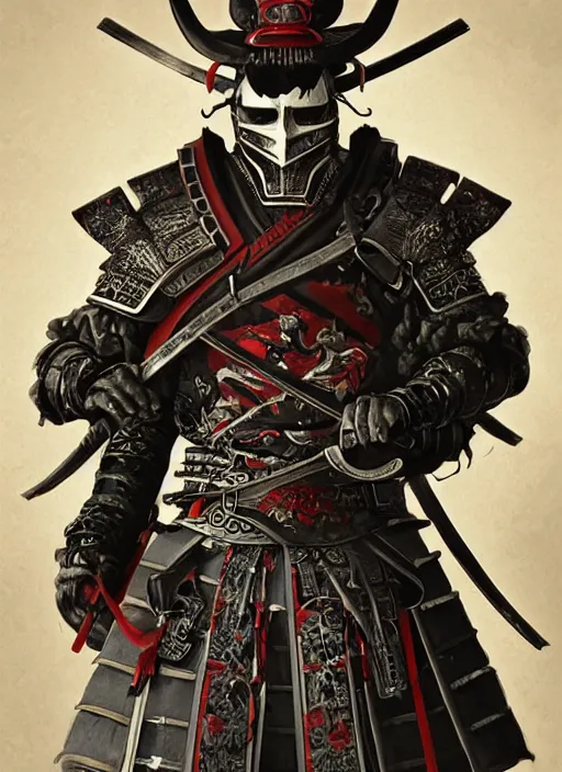 Image similar to digital _ painting _ of _ shinigami japanese samurai _ by _ filipe _ pagliuso _ and _ justin _ gerard _ symmetric _ fantasy _ highly _ detailed _ realistic _ intricate _ port