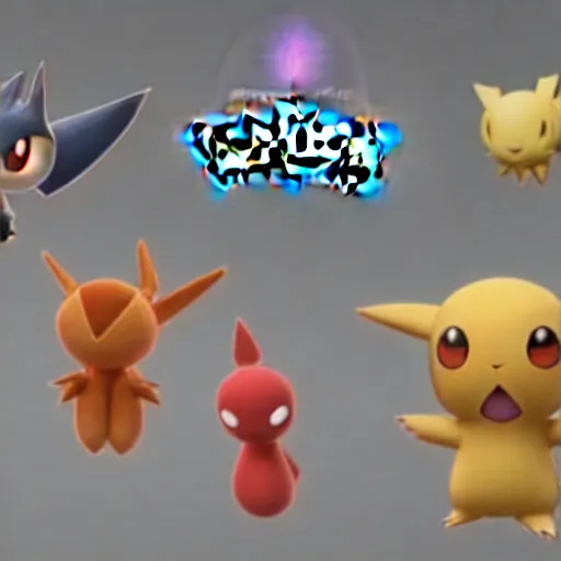 Image similar to new pokemon, 3 d rendered