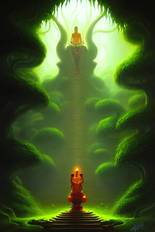 Image similar to The Ayahuasca Spirit, by Andreas Rocha