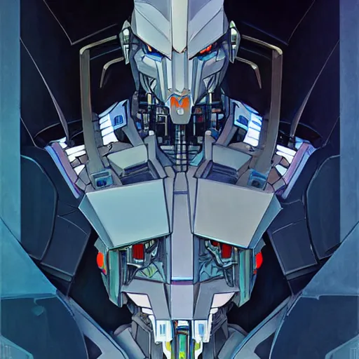 Prompt: 3 0 0 0 decepticon bender portrait by charles vess and james jean and erik jones and rhads, inspired by ghost in the shell, beautiful fine face features, intricate high details, sharp, ultradetailed, 3 d octane render