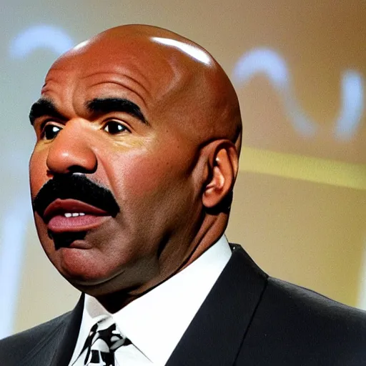 Image similar to steve harvey with hair