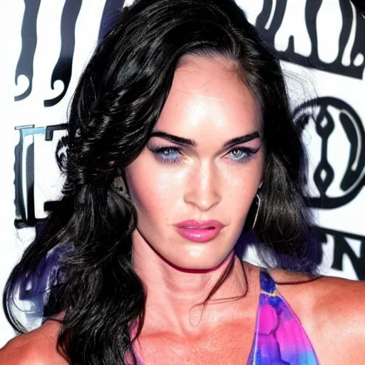 Image similar to Lisa Frank Megan Fox