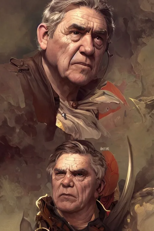 Prompt: Gordon Brown as Spok, highly detailed character in digital fantasy, painted portrait, artstation, concept art, hard focus, illustrations, works by Artgerm and Greg Rutkowski, Alphonse Mucha and Craig Mullins, James Gene, Andrey Ryabovichev, Mark Simonetti and Peter Morbacher, 16 thousand