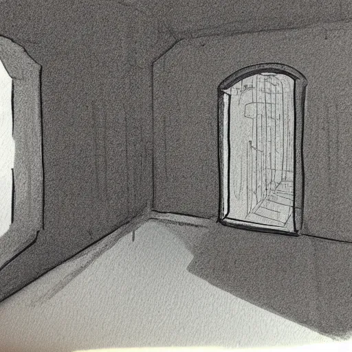 Prompt: Art demo of two point perspective.