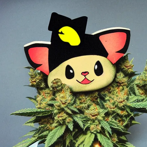 Image similar to stoned pichu, high, marijuana