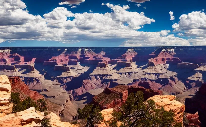 Image similar to the faces of heroic native american leaders carved into the grand canyon, dramatic sky, epic environment and background, cinematic