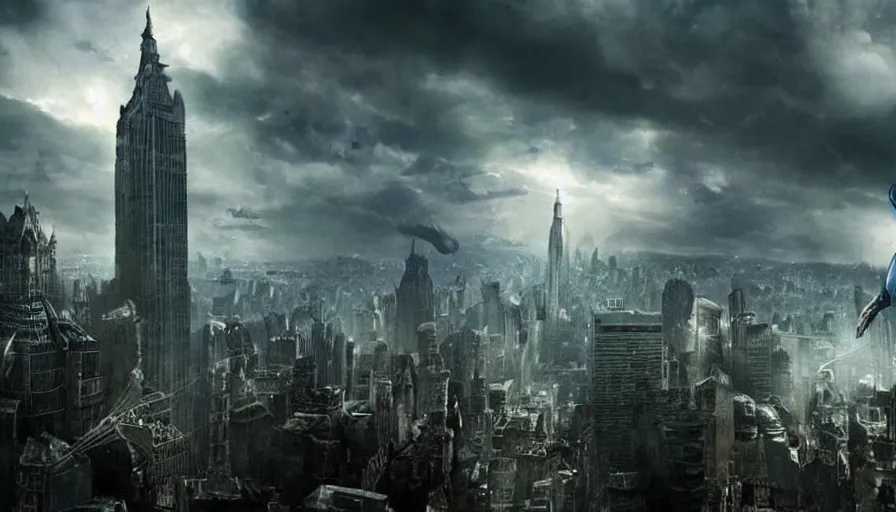 Image similar to spiderman, an epic fantasy, dramatic lighting, cinematic,post apocalyptic, establishing shot, extremely high detail, photorealistic, cinematic lighting, by christopher nolan, shadow of the tomb rider