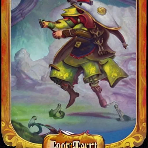 Prompt: fool tarrot card