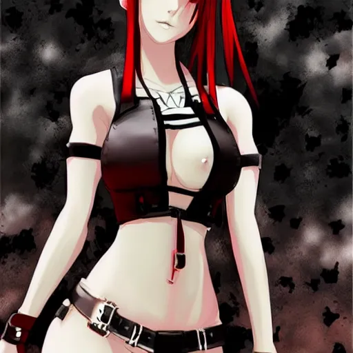 Image similar to high quality art of tifa lockhart in harajuku fashion, trending on artstartion