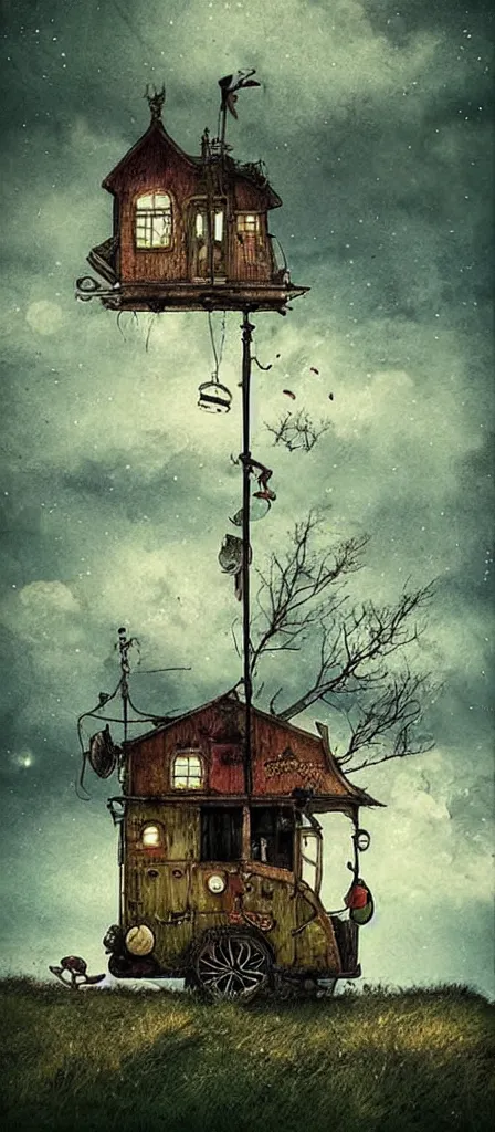 Image similar to a caravan by alexander jansson