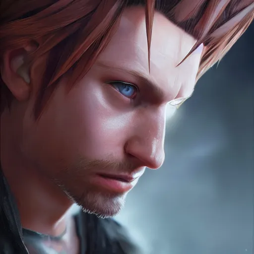 photo realistic image of axel from kingdom hearts,, Stable Diffusion